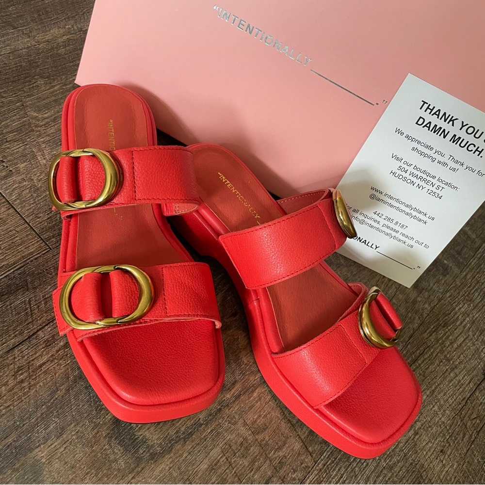 Intentionally Blank Orion Sandal (BRAND NEW in box, Size 7)